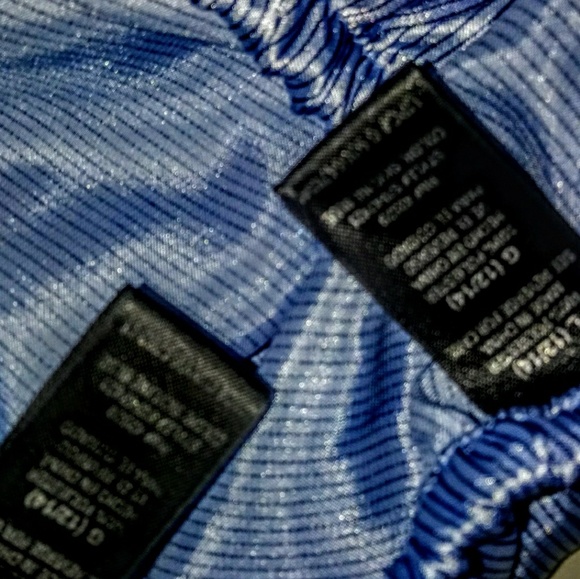 Seceret Treasures Pajama's Size Large Blue Silky - Picture 12 of 13